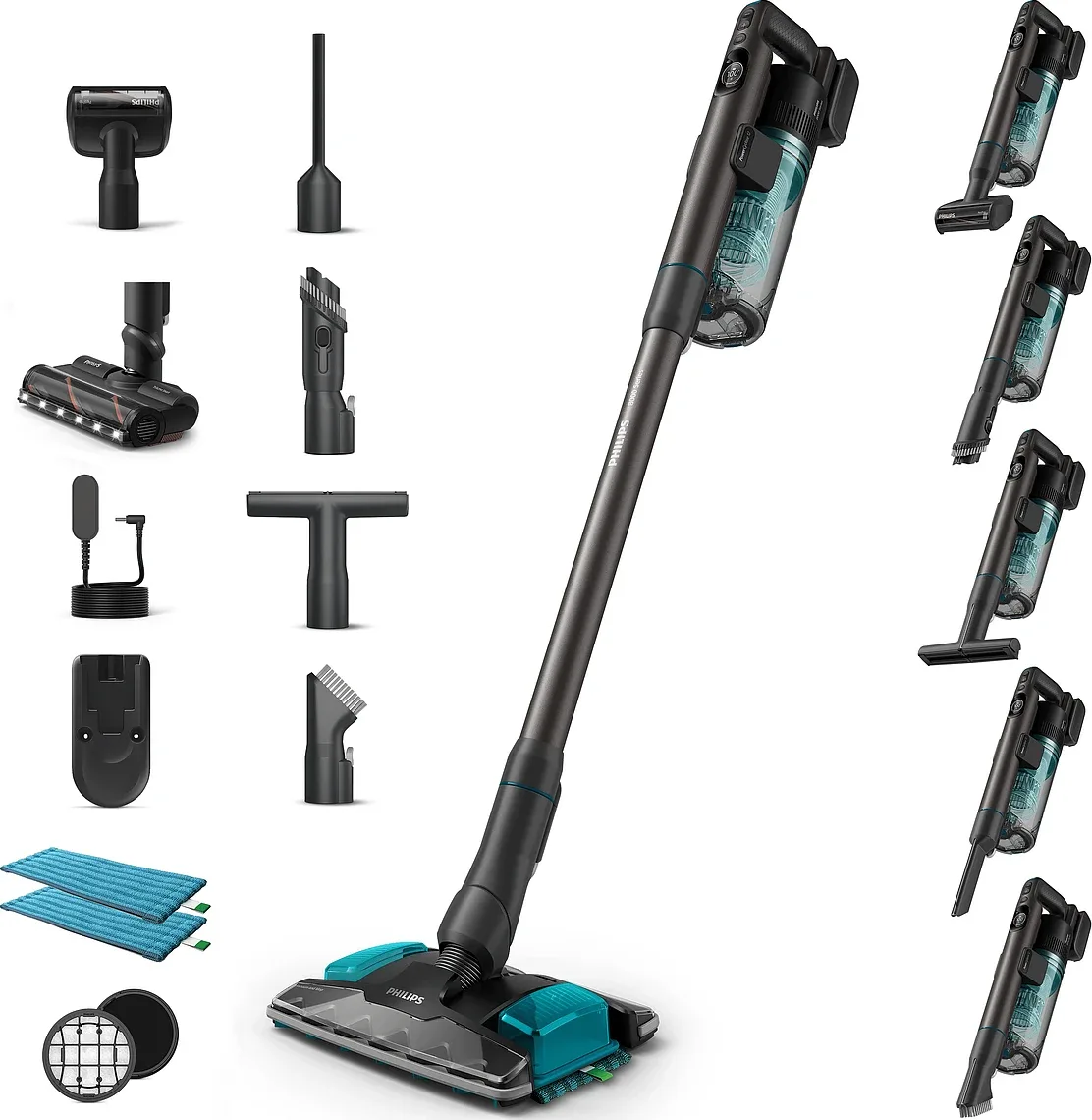 Philips Aqua 8000 Serisi Kablosuz Dik Süpürge XC8156/10