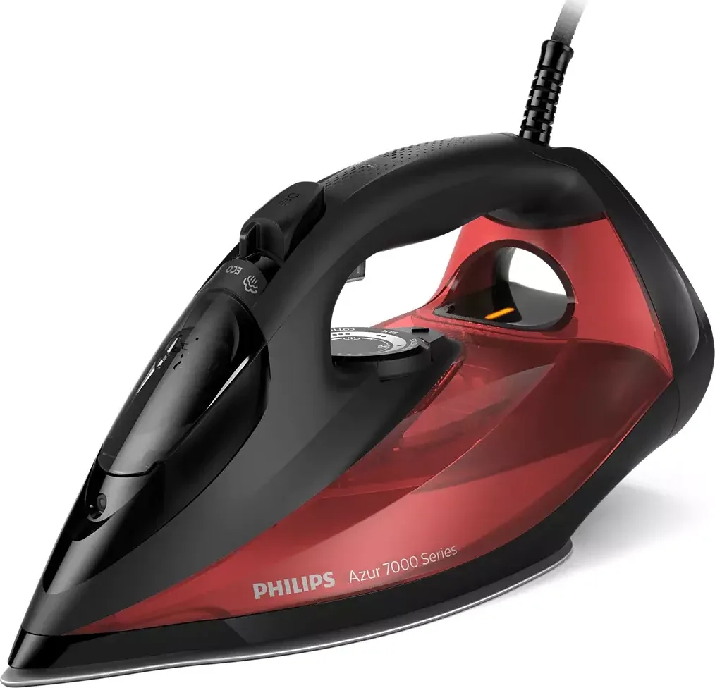 Philips 7000 Serisi HV Buharlı Ütü Siyah/Kırmızı DST7022/40