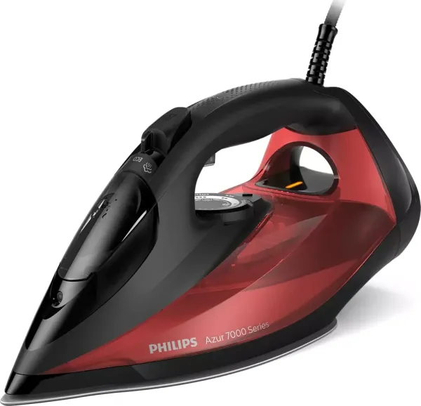 Philips 7000 Serisi HV Buharlı Ütü Siyah/Kırmızı DST7022/40