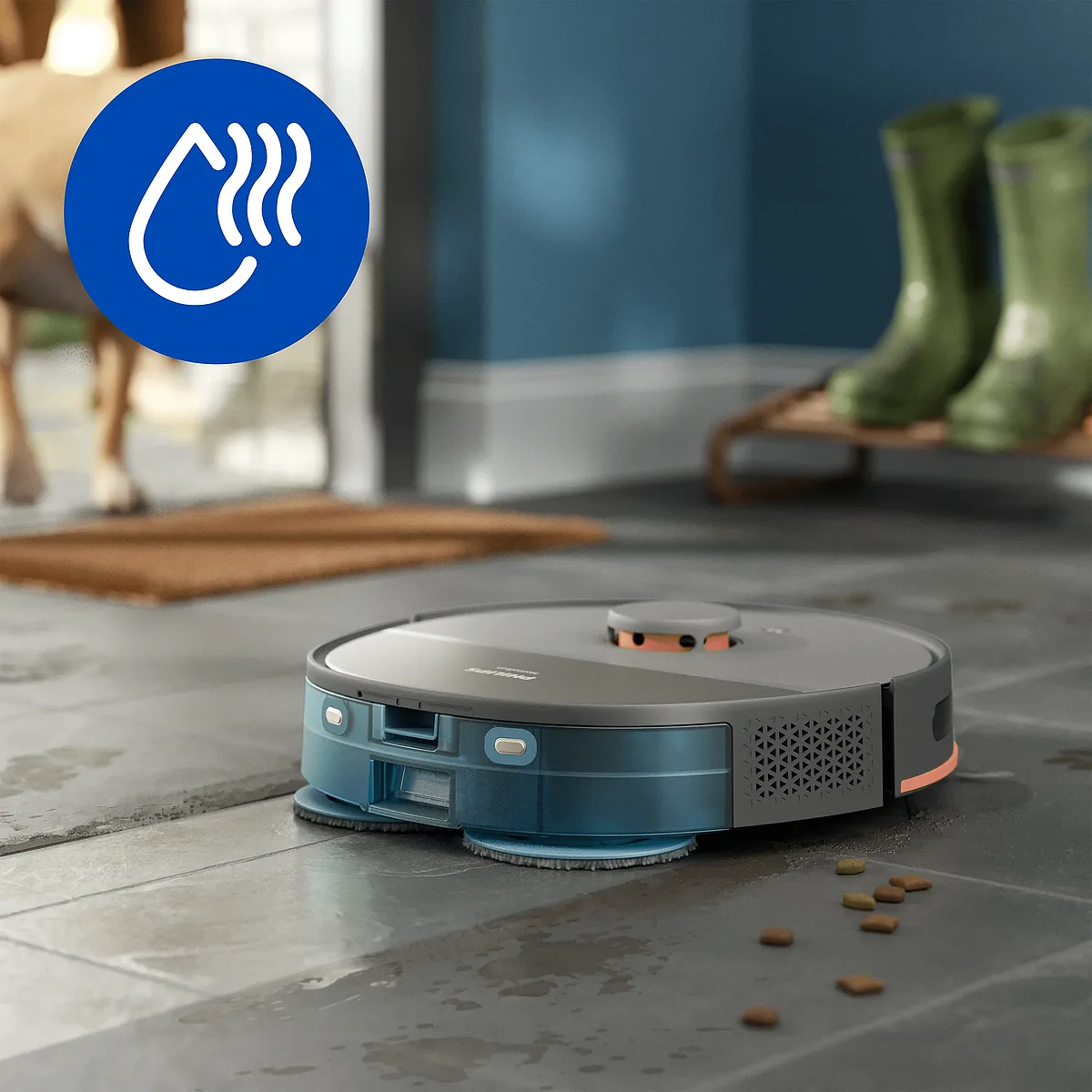 Philips HomeRun5000 Islak ve Kuru Robot Süpürge XU5000/10 - görsel 5