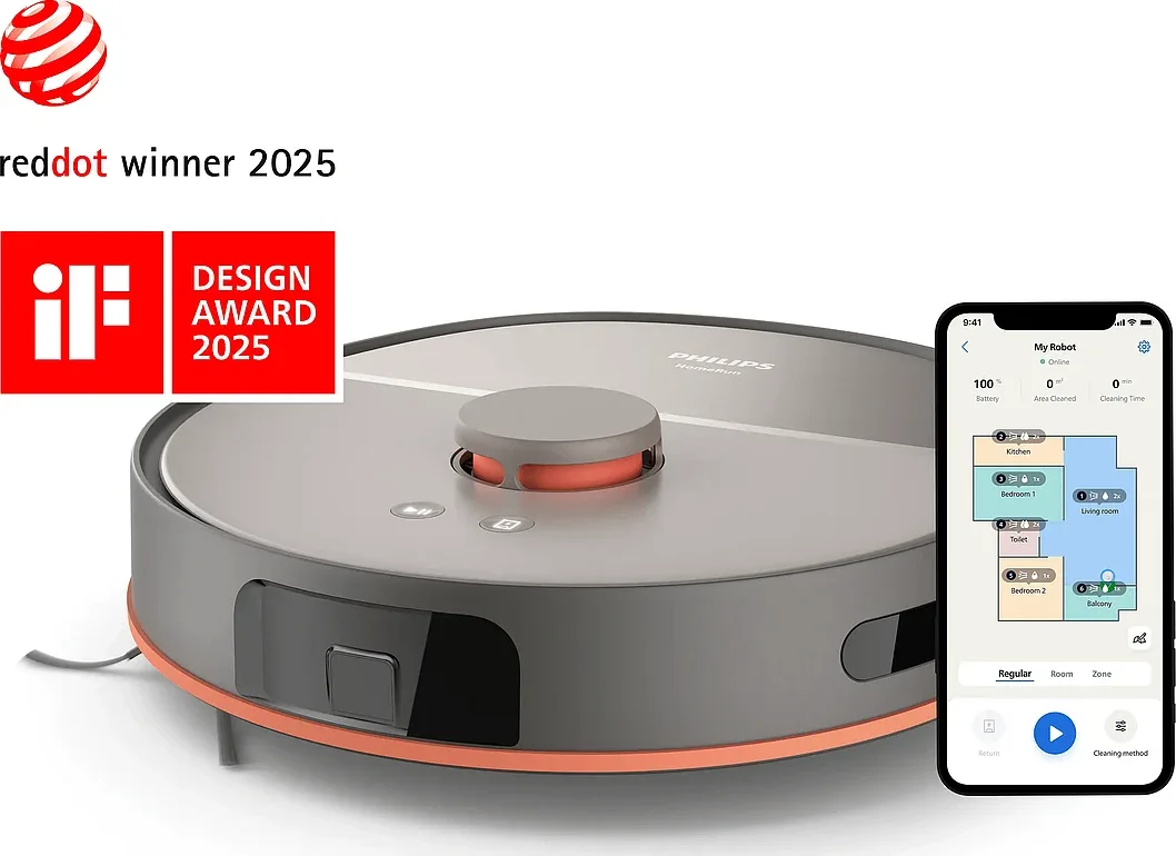 Philips HomeRun5000 Islak ve Kuru Robot Süpürge XU5000/10 - görsel 2