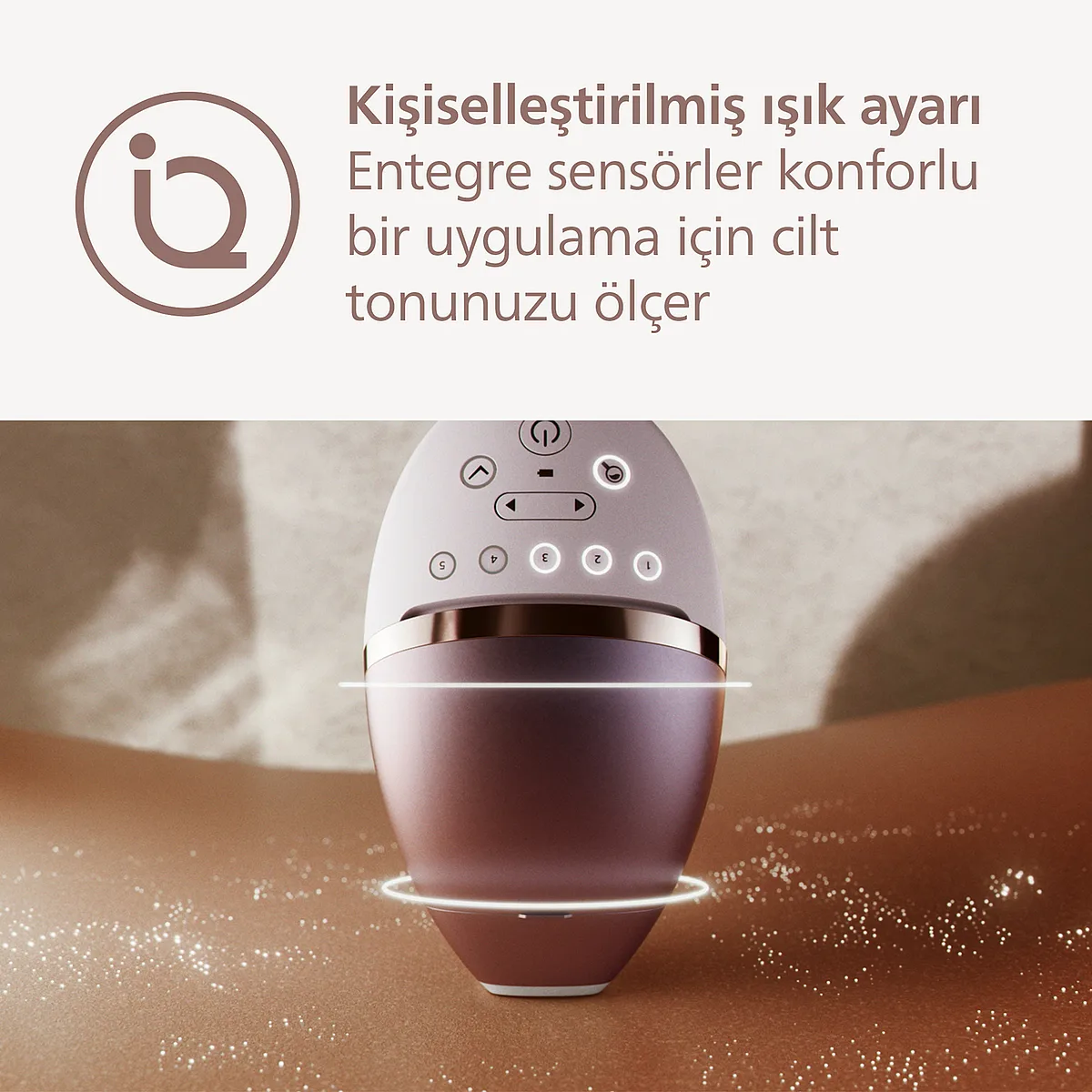Philips Lumea IPL 8000 Serisi SenseIQ ile IPL Tüy alma cihazı BRI945/00 - görsel 4