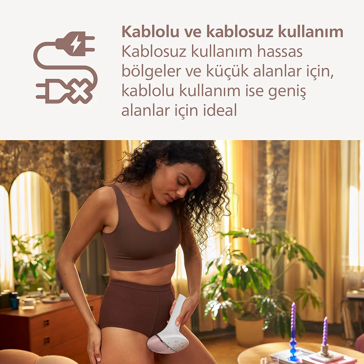 Philips Lumea IPL 9900 Series SenseIQ ile IPL Tüy alma cihazı BRI950/02 - görsel 4