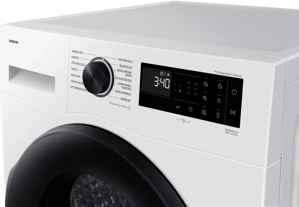 Samsung Kurutma Makinesi Isı Pompası Teknolojisi 10kg DV10DG54A0AEAH - görsel 5