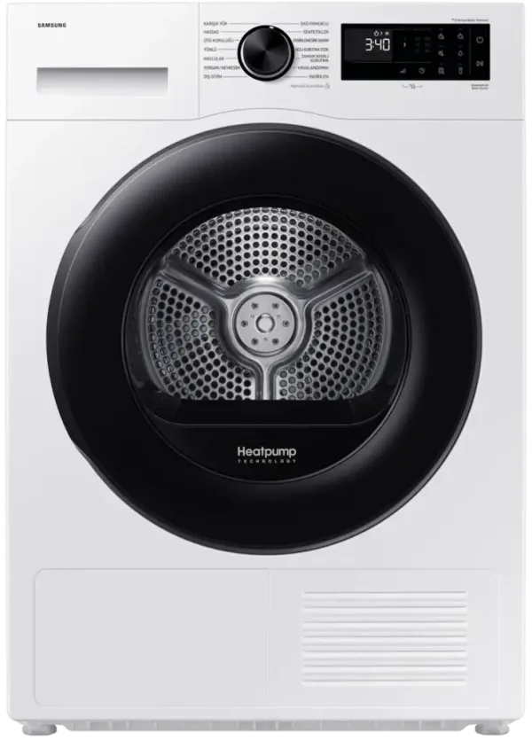 Samsung Kurutma Makinesi Isı Pompası Teknolojisi 9kg DV90DG52A0AEAH