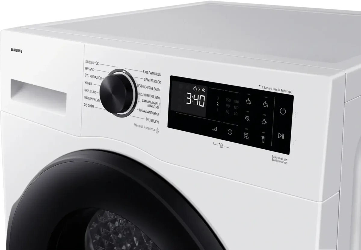 Samsung Kurutma Makinesi Isı Pompası Teknolojisi 9kg DV90DG52A0AEAH - görsel 5