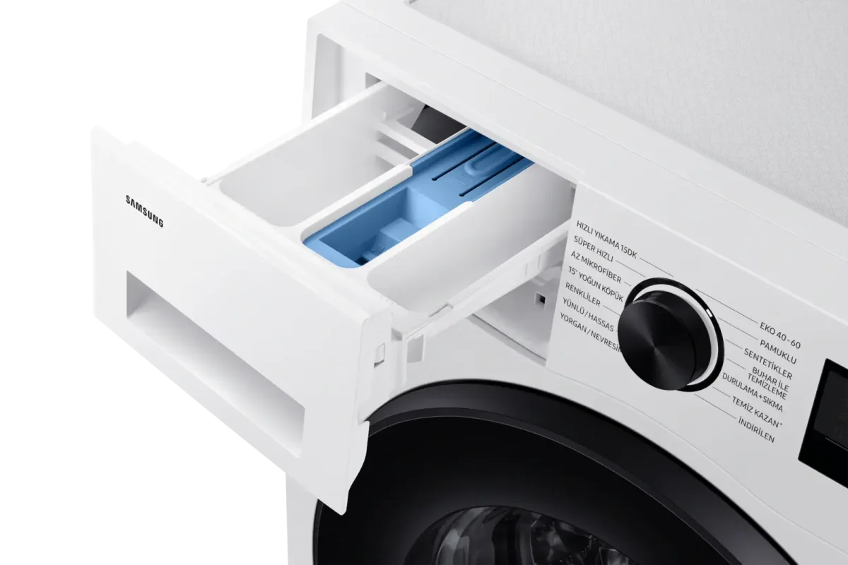 Samsung Çamaşır Makinesi AI EcoBubble™ 11kg WW11DG5B25AEAH - görsel 6