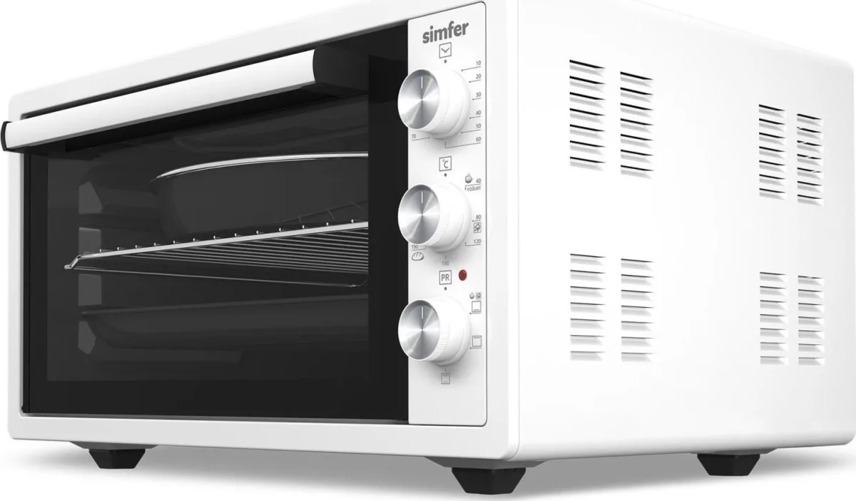 Simfer 4502 Beyaz 45 LT Turbo Fan Mini / Midi Fırın