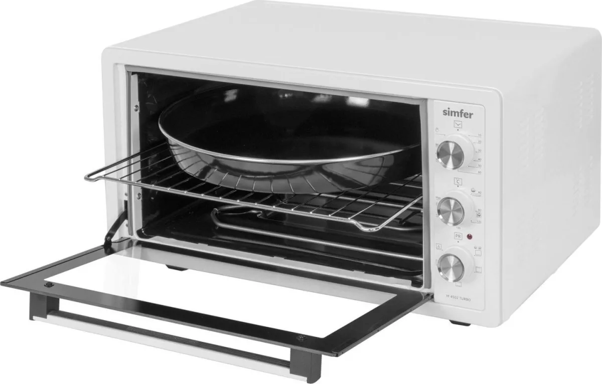 Simfer 4502 Beyaz 45 LT Turbo Fan Mini / Midi Fırın - görsel 2