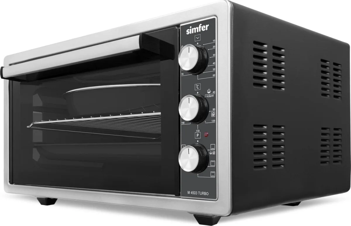 Simfer 4503 İnox 45 LT Turbo Fan Mini / Midi Fırın
