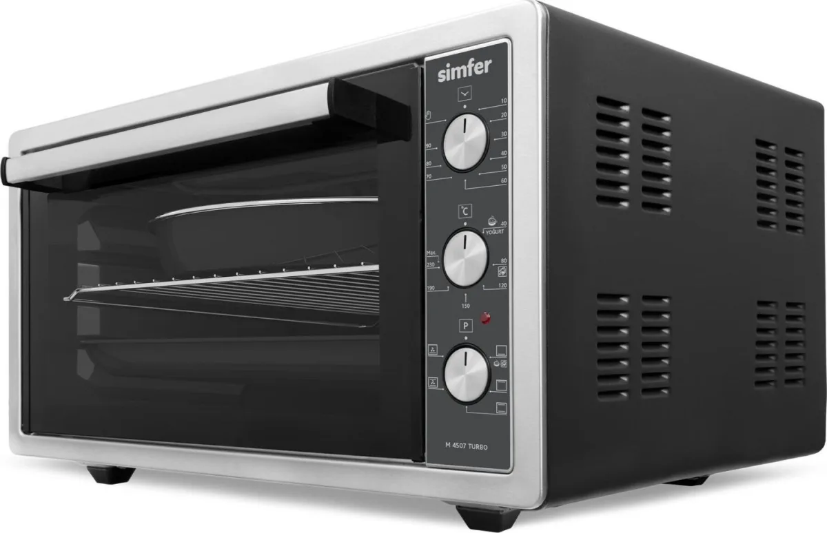 Simfer 4507 İnox 45 LT Turbo Fan Mini / Midi Fırın