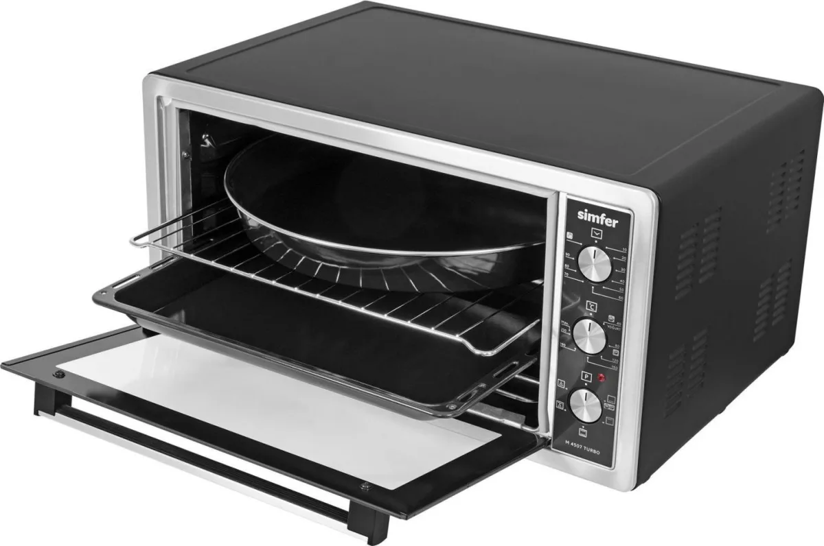 Simfer 4507 İnox 45 LT Turbo Fan Mini / Midi Fırın - görsel 2