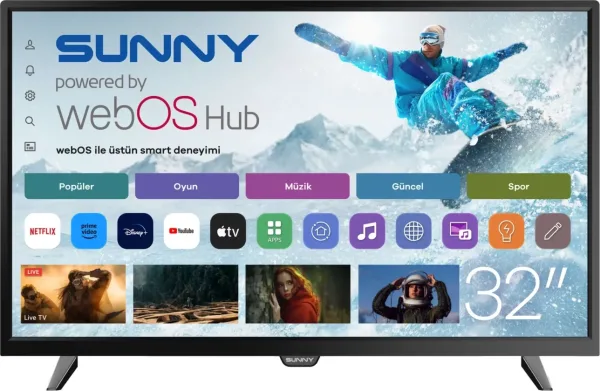 Sunny 32’’ HD Ready webOS 2.0 Smart TV SN32DAL540