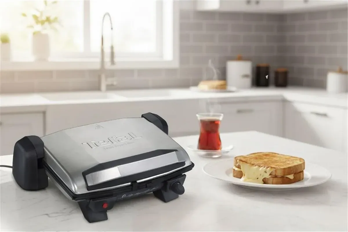 Tefal Toast Expert Max 2000 Watt Elektrikli Izgara & Barbekü Özellikli Tost Makinesi GC192DTR - görsel 5