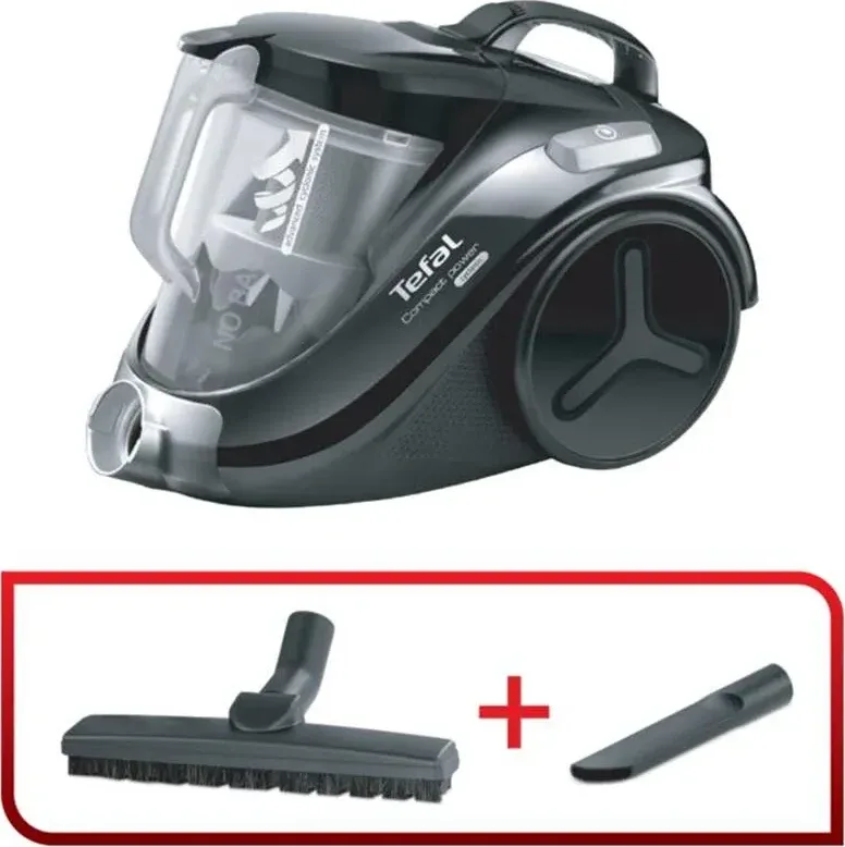 Tefal TW37B1TR Compact Power Cyclonic 850 Watt 1,5 L Kapasiteli Toz Torbasız Süpürge - görsel 2
