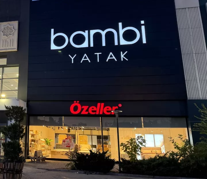 Bambi Yatak Samsun Yolu Mağazası'nın dış cephesi